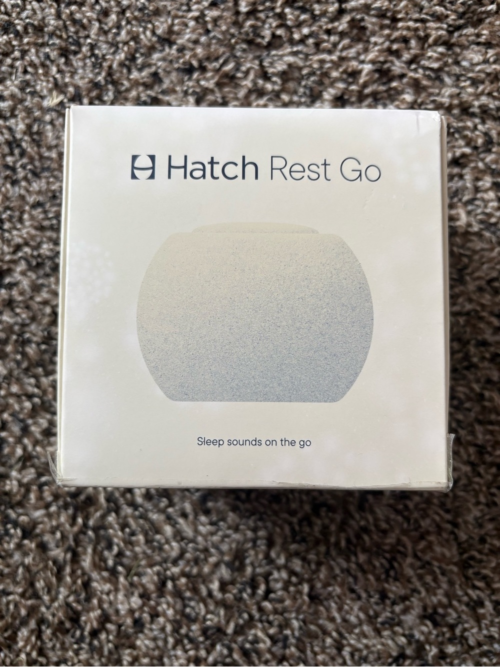 Hatch Rest Go Portable Sound Machine - Cream and Light Gray